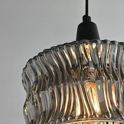 Italian glass bedside pendant lamp