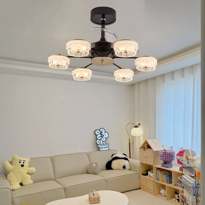 Luxury invisible fan chandelier