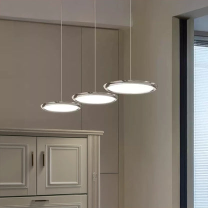 Slim dining room pendant lamps