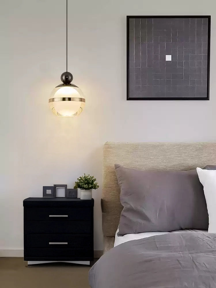 Sphere pendant bedside pendant lamp